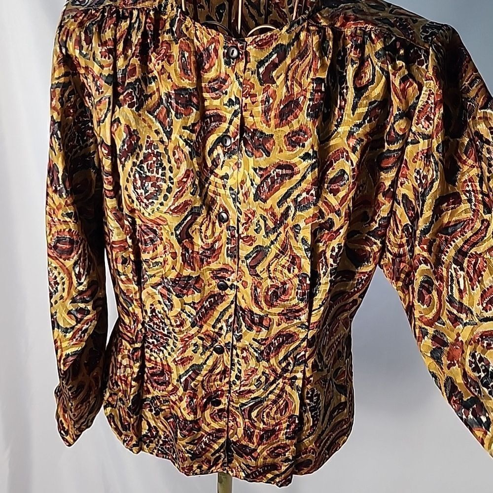 Vintage Artsy Blouse Poet Aesthetic